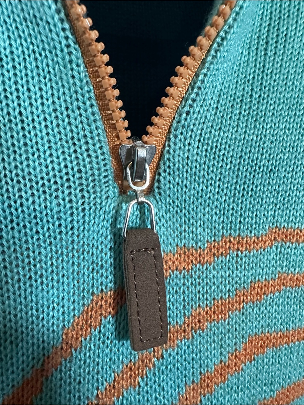Dutch Bros Sweater Exclusive '92 Retro Alpine Mountain Employee Size S Teal Cozy - Picture 6 of 11